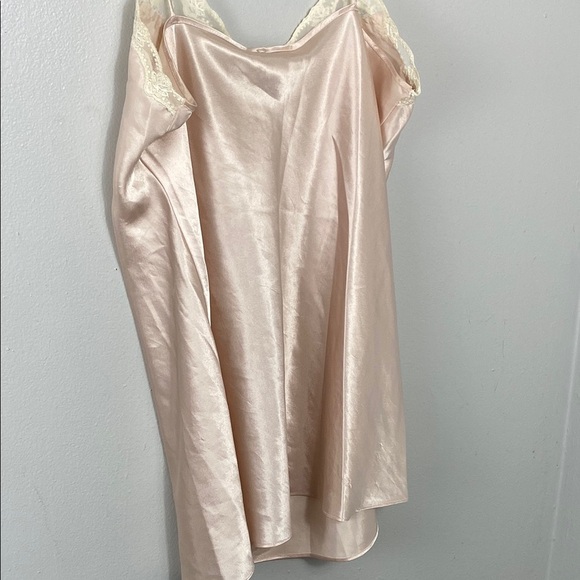 vintage California Dynasty negligee pink lace pearls - Picture 7 of 9